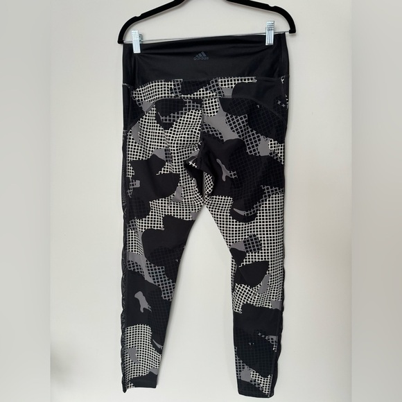 Adidas Training Mono Camo Printed Leggings - Picture 4 of 7